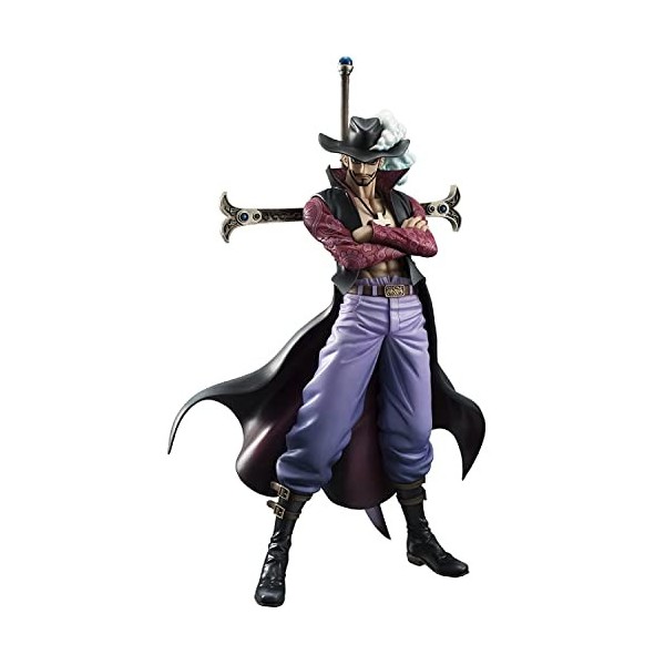 Figurines une pièce, Mihawk Figure 24 cm Hawk Eyes Mihawk Figurine daction en PVC pour les fans danime