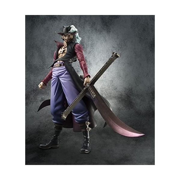 Figurines une pièce, Mihawk Figure 24 cm Hawk Eyes Mihawk Figurine daction en PVC pour les fans danime