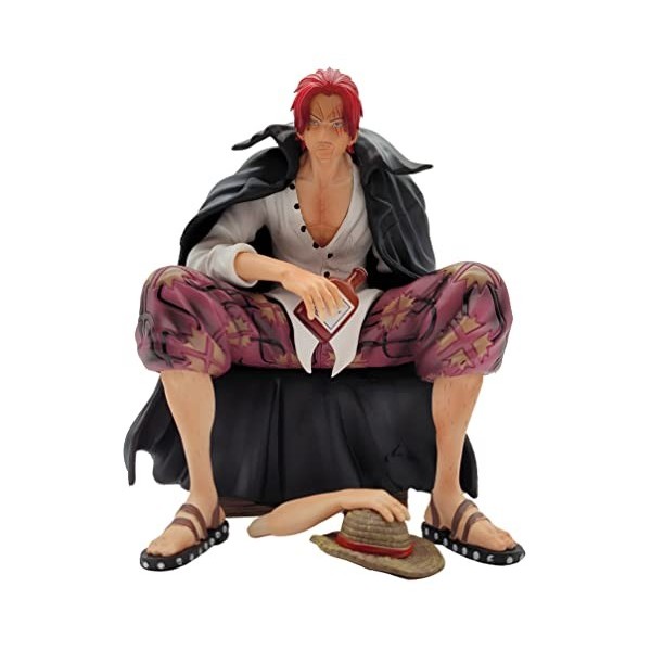 JAW REX One Piece Anime Red Haired Shanks Figurine Emperor of The Sea 16 cm 