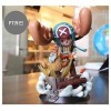 ENFILY One Piece Anime Figurine daction Modèle de Collection Statue Jouet Figurines PVC Ornements de Bureau Taille : Choppe