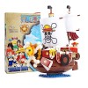 HEYCCO One Piece Thousand Sunny Set SY6298 Compatible avec Le-go Livré avec 9 Figurines déquipage,A
