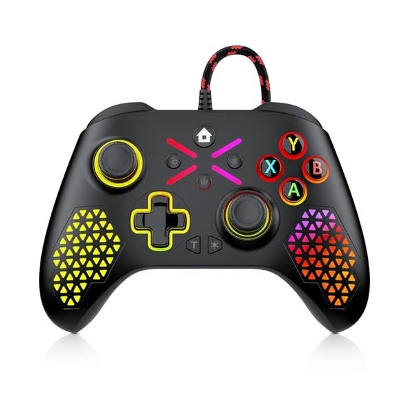 Lapezei Manette sans Fil pour Xbox One Compatible avec Xbox Series S/X/PC Windows Windows 7/8/10/11 /Android/iOS avec WiFi/V