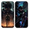LYUBFDC 2 Pièces Coque pour Samsung Galaxy S23 5G 6.1, avec Anime Motif Attack on Titan Manga Antichoc TPU Silicone Protect