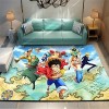 Rauans Tapis Anime One Piece Luffy Tapis de Sol paillasson Chambre Chambre Cuisine Salon Tapis antidérapant,A,80X120cm