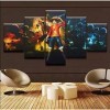 MPPSU One Piece Anime Manga Luffy Poster Tableaux, Posters et Arts Décoratifs Tableau Cuisine Decoration Murale Salon Moderne