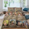 EKENOZ One Piece Parure De Lit 3D Luffy Housse De Couette pour Garçon Et Adolescent Housse De Couette Housses De Couettes Mic
