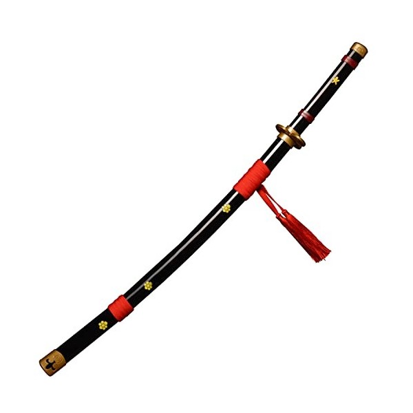 Sword Valley Roronoa Zoro épée en Bois 104 cm, épée Cosplay Anime -Yama Enma Le Noir
