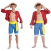 Générique Costume Luffy taille au choix dès 7 ans REF/C4612 Déguisement fête anniversaire, carnaval, nouvel an, Manga... E