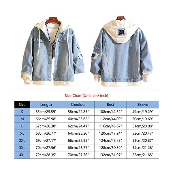 YZJYB Unisexe Japonais One Piece Anime Veste à Capuche Cosplay Roronoa Zoro Veste en Jean Anime Sweat Costume Décontracté Swe