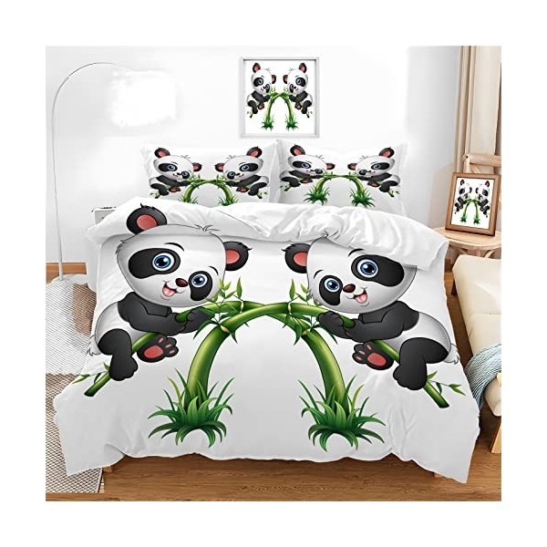 ZGRTZH Housse de Couette 240 x 260 Adulte Cheval Parure de Lit 2 Personnes avec Fermeture Éclair Doux Respirant Microfibre Ho