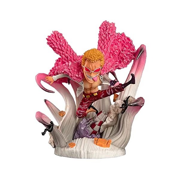 Roronoa Figurine Zoro en PVC 21 cm Modèle Voiture Chambre décoration Table Fan Cadeau