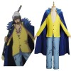 Zenhhrpt Anime One Piece Trafalgar D. Water Law Cosplay Costume Set Cape Manteau Pantalon Costume Halloween Prop