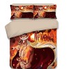 DDONVG One Piece Parure de lit 135 x 200 cm, garçon, fille, enfant, dessin animé, ruffy imprimé 3D, housse de couette avec ta