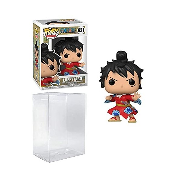 Luffytaro Luffy in Kimono Pop 921 Pop Animation One Piece Vinyl Figure Bundled with EcoTEK Pop Protector 