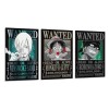 Poster One Piece Wanted Zoro Sanji Luffy - Impression sur toile - Affiches dœuvres dart - Esthétique - 20 x 30 cm