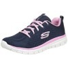 Skechers Femme Graceful-Get Connected Baskets, Marine, 38 EU