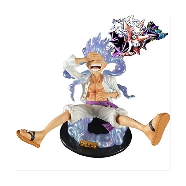 Lyoveu Luffy Figure Gear 5/Luffy Gear 5 Figurine/Luffy Gear 5 Figur/Luffy Figurine/Figurine One Piece Luffy/One Piece Figurin