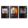 One Piece Wanted Poster D Luffy Impression sur toile 40 x 60 cm