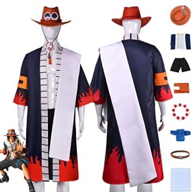 Tjmiaohao Anime One Piece Portgas D Ace Cosplay Costume Outfit Wano Country Kinono Ensemble Complet Halloween Uniforme Dress 