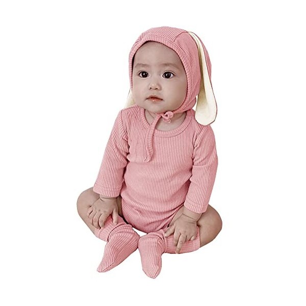 AGQT Costume dHalloween pour bébé - Costume animal - Combinaison pour garçons et filles de 0 à 36 mois, Blanc., 2-2.5 ans