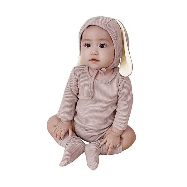 AGQT Costume dHalloween pour bébé - Costume animal - Combinaison pour garçons et filles de 0 à 36 mois, Blanc., 2-2.5 ans