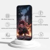 LYUBFDC 2 Pièces Coque pour Samsung Galaxy A12 4G 6.5, avec Anime Motif Demon Slayer Kamado Nezuko Tanjirou Manga Antichoc 