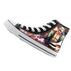 WANHONGYUE One Piece Anime Unisexe Baskets Montantes à Lacets Baskets Hautes Canvas Sneakers Bottines Mode 35 EU Noir / 13