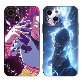 2 Pièces Coque pour Samsung Galaxy A14 5G 6.8, avec Anime motif Hunter × Hunter Killua Zoldyck Gon Freecss Manga Antichoc T