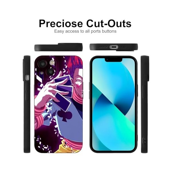2 Pièces Coque pour Samsung Galaxy A14 5G 6.8, avec Anime motif Hunter × Hunter Killua Zoldyck Gon Freecss Manga Antichoc T
