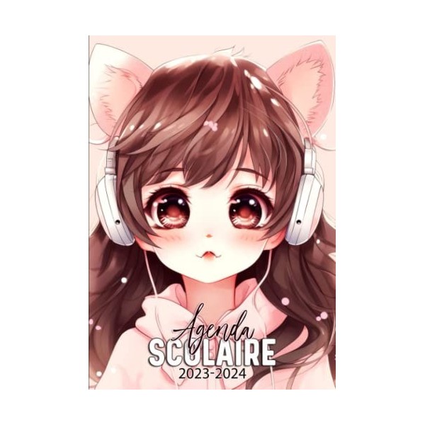 Agenda Scolaire 2023-2024: Organiseur Scolaire Journalier 1 Page Par Jour Pour Garçon, Fille | Primaire, Collège, Lycée, 
