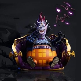 REOZIGN Figurines One Piece, Gecko Moria Figure Shichibukai Moria Position Assise Version Q One Piece Anime Figures Statue 11