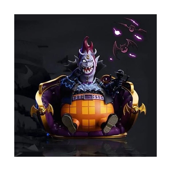 REOZIGN Figurines One Piece, Gecko Moria Figure Shichibukai Moria Position Assise Version Q One Piece Anime Figures Statue 11