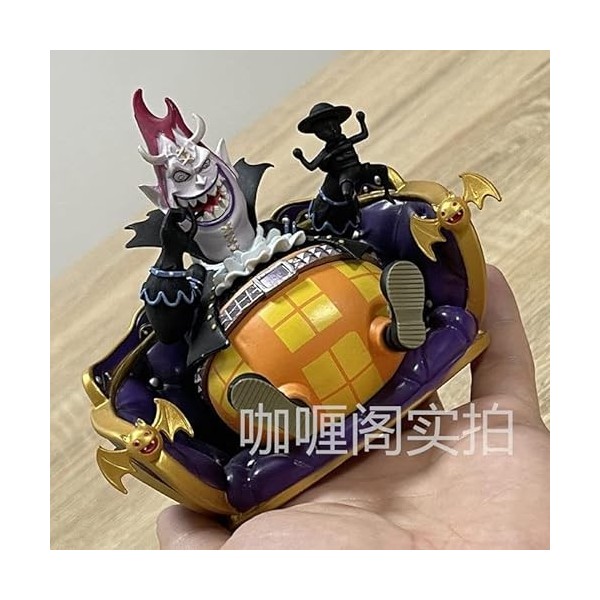 REOZIGN Figurines One Piece, Gecko Moria Figure Shichibukai Moria Position Assise Version Q One Piece Anime Figures Statue 11
