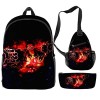 WANHONGYUE One Piece Anime Sacs portés Dos Set de Sac Scolaire Sac à Dos + Sac Poitrine + Trousse / 22