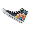 Cosstars One Piece Anime Unisexe Baskets Montantes à Lacets Baskets Hautes Canvas Sneakers Bottines Mode 39 1/3 EU Noir / 9