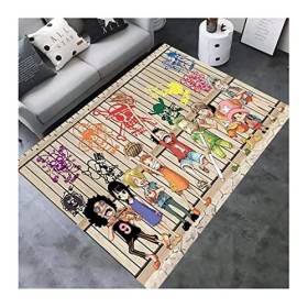 Tapis Anime One Piece 3D Rrectangle Tapis De Antidérapant Tapis De Sol Souple pour Canapé Salon Chambre Moderne Décoration D
