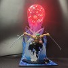 Goitruas Veilleuse décorative Anime One Piece Lampe de table pour chambre denfant Figurine Luffy 3D LED garçons fans danima