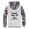 WANHONGYUE Anime One Piece Luffy Hoodie Sweat à Capuche Hommes Cosplay Plus Épais Velours Hiver Sweat-Shirt Veste 4 L