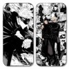 2 Pièces Coque pour Samsung Galaxy S21 FE 5G 6.4, avec Anime motif Jujutsu Kaisen Gojo Satoru Itadori Yuji Manga Antichoc T