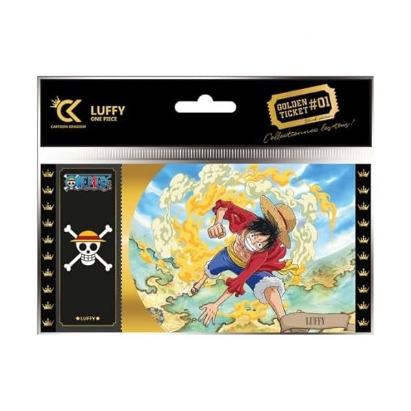 Cartoon Kingdom - Black Ticket One Piece - Luffy - 3760375862937