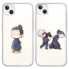 LYUBFDC 2 Pièces Animé Coque pour Apple iPhone 13/iPhone 14 6.1 Pouce, avec Anime Motif Jujutsu Kaisen Getou Suguru Manga Ant