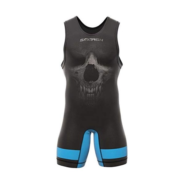 SMMASH Singlet Wrestling pour Homme One Piece Musculation Vêtement de Sport Sportswear Professionnel Hygiénique Très Conforta