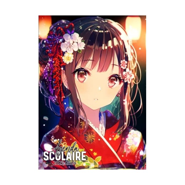 Agenda Scolaire 2023-2024: Organiseur Scolaire Journalier 1 Page Par Jour Pour Garçon, Fille | Primaire, Collège, Lycée, 