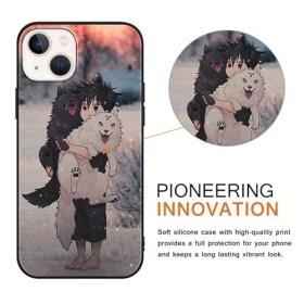 LYUBFDC 2 Pièces Animé Coque pour iPhone 11 6.1 Pouce, avec Anime Motif Jujutsu Kaisen Fushiguro Toji Manga Antichoc TPU Sili
