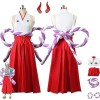 NIKKHO Anime One Piece Cosplay Costume pour filles,Game Character Yamato Fancy Dress Uniform with accessories,Anime Themed Ha