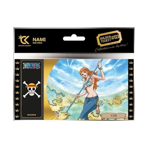 Cartoon Kingdom - Black Ticket One Piece - Nami - 3760375862951