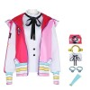 NIKKHO Anime One Piece Film Cosplay Set,Uniforme Cosplay Uta rouge,Costume de carnaval dHalloween,Habillage pour les femmes 