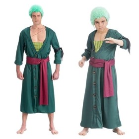Costume Zoro taille au choix dès 7 ans enfant ou adulte REF/C4614 Déguisement fête anniversaire, carnaval, nouvel an, Manga,