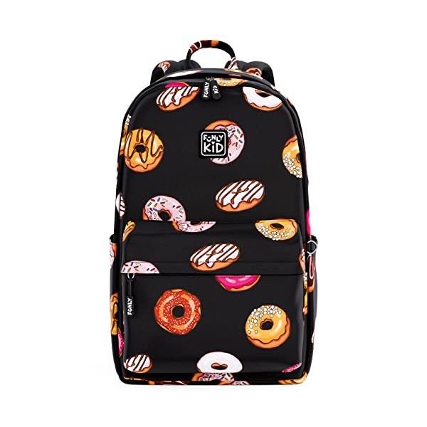 FunlyKid Sac à dos scolaire pour filles adolescentes - Cartable ultra léger pour lécole et la randonnée, sac à dos imperméab
