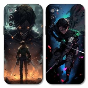 2 Pièces Coque pour Samsung Galaxy S20 FE 5G/S20 Lite/S20 Fan Edition 6.5, avec Anime motif Attack on Titan Manga Antichoc 